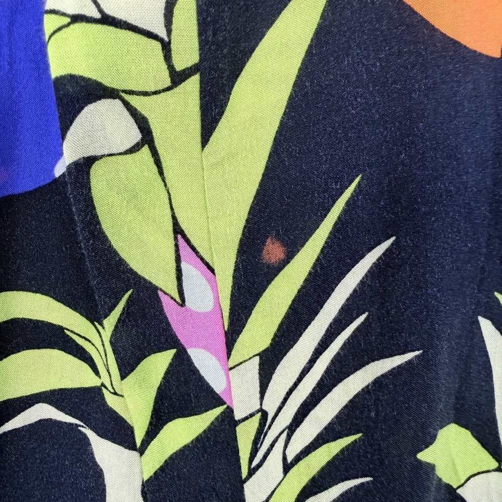 Beauty Sleep Social Women's SZ-L Cropped Pineapple Print Lounge Pants 100% Rayon - Picture 4 of 16